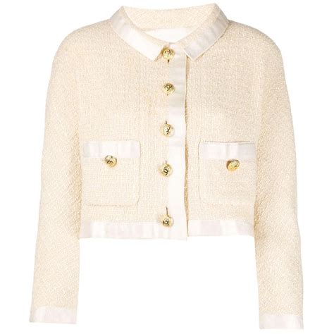 chanel style cropped coat